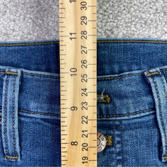 J. Crew Factory Jeans Women's 26 Blue Skinny High Rise Dark Denim AG926 - Picture 9 of 12